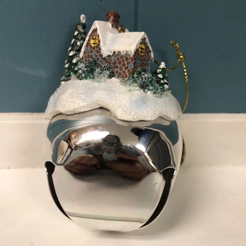 2006 Ashton Drake Thomas Kinkade Ornament‎ Sleigh Bells    Victorian's Christmas